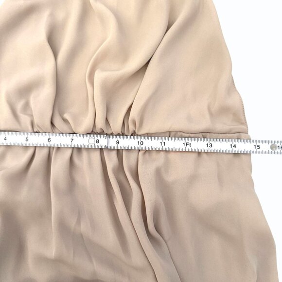 Show Me Your Mumu‎ Amanda Maxi Dress Womens M Taupe Beige Open Back Bridesmaid - Picture 9 of 13